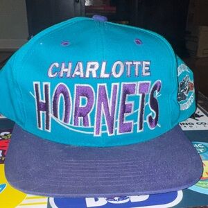 Charlotte Hornets Teal and Purple Cap